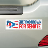 Sherrod Brown for Senate 2024 Election Ohio Flag