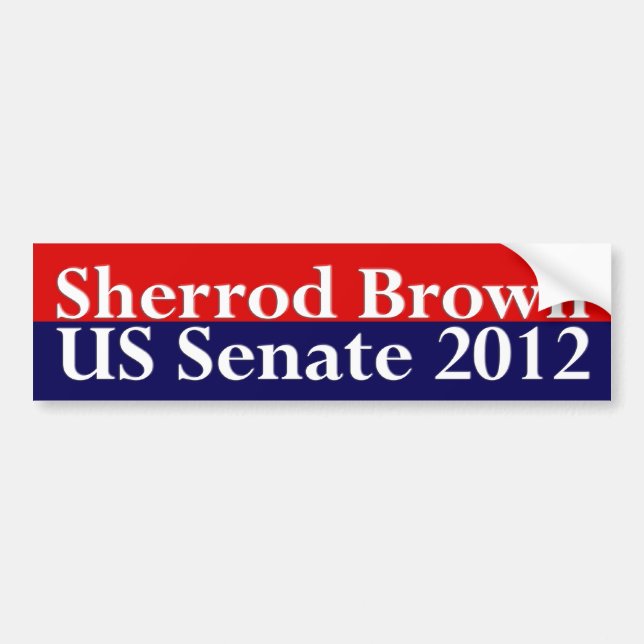 Sherrod Brown for Senate bumper sticker (Front)