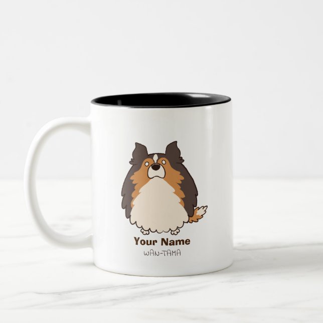 Sherti "Sheltama" <Name> Two-Tone Coffee Mug (Left)