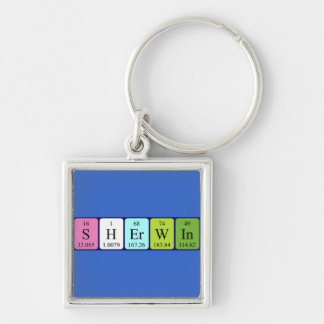 Sherwin periodic table name keyring
