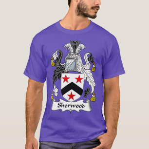 Sherwood Coat of Arms Family Crest  T-Shirt