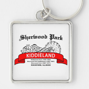 Sherwood Park Kiddieland, Rockford, IL. Amusement Key Ring
