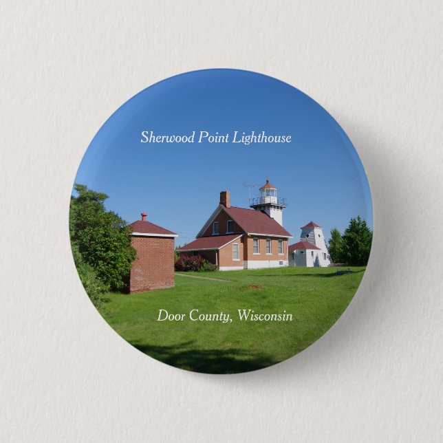 Sherwood Point Lighthouse button (Front)