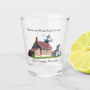 Sherwood Point Lighthouse shot glass