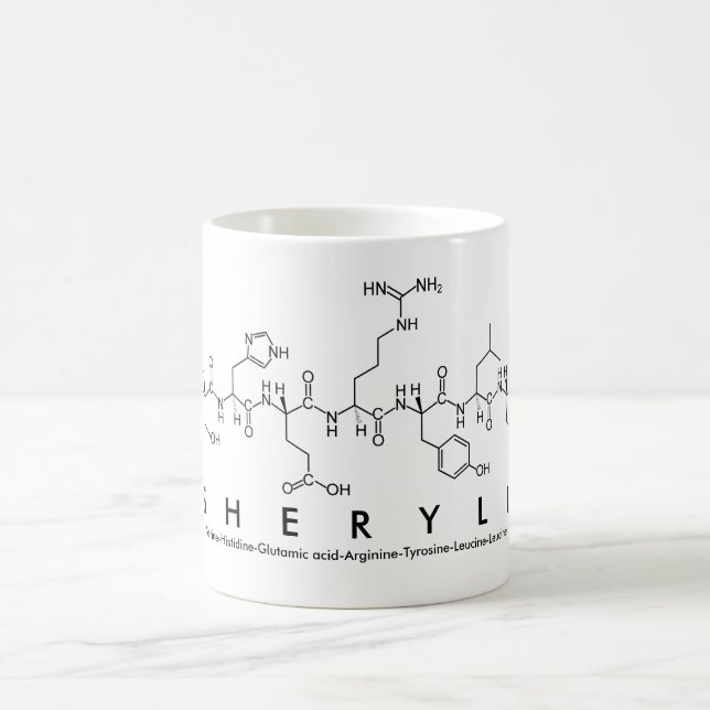 Sheryll peptide name mug (Center)