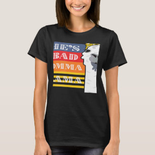 She's a Bad Momma Llama For Women  Animal  Retro 2 T-Shirt