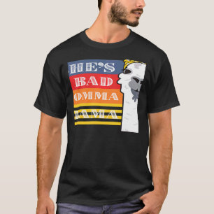 She's a Bad Momma Llama For Women Animal Retro 2 T-Shirt