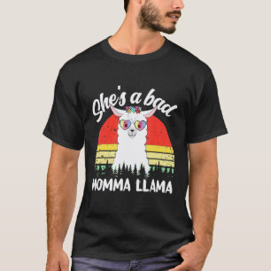 Shes a Bad Momma Llama Mama Tee