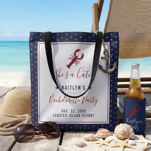 She's A Catch Coastal Bachelorette Party Weekend Tote Bag
