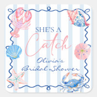 She's a Catch Preppy Coastal Bridal Shower