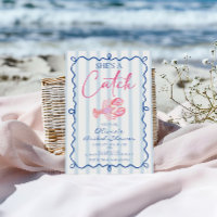 She's a Catch Preppy Coastal Lobster Bridal Shower