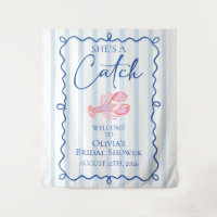 She's a Catch Preppy Coastal Lobster Bridal Shower