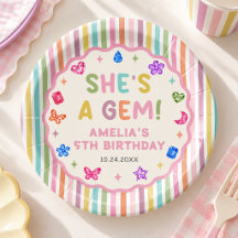 She's a Gem Colourful Girl Birthday Party