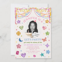 She's A Gem Gemstone Colourful Birthday Photo