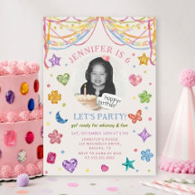 She's A Gem Gemstone Colourful Birthday Photo