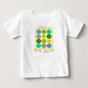 She's a Math Genius Toddler Top