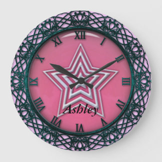 She's A Star Wall Clock