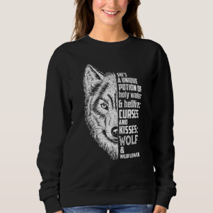 She's A Unique Potion Of Holy Water & Hellfire Quo Sweatshirt