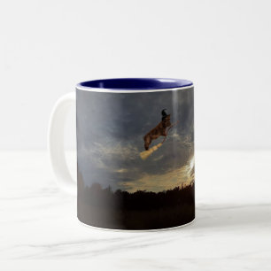 She's a Witch Two-Tone Coffee Mug