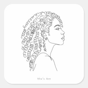 She's Art Sticker