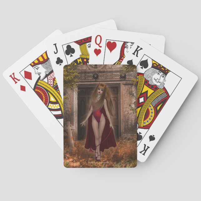 She's Awake Vampire Playing Cards (Back)