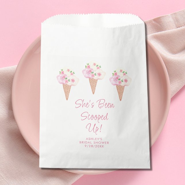 She's Been Scooped Up Bridal Shower Favour Bags (Creator Uploaded)