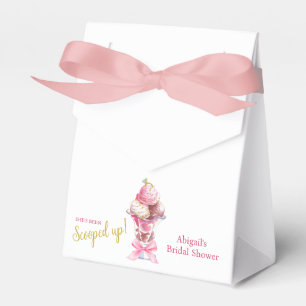 SHE'S BEEN SCOOPED UP BRIDAL SHOWER FAVOUR BOX