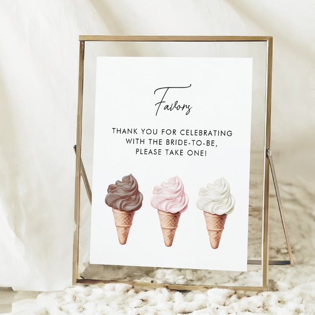 She's Been Scooped Up Bridal Shower Favour Poster (Creator Uploaded)