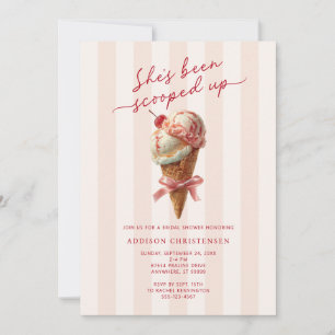 She's Been Scooped Up Bridal Shower Invitation