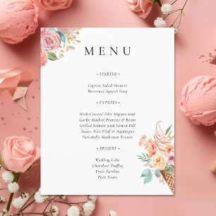 She's Been Scooped Up Bridal Shower Menu