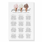 She's Been Scooped Up Bridal Shower Seating Chart