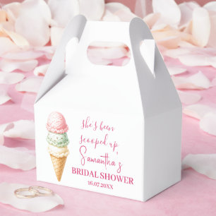 She's been scooped up Ice Cream Bridal Shower Favour Box