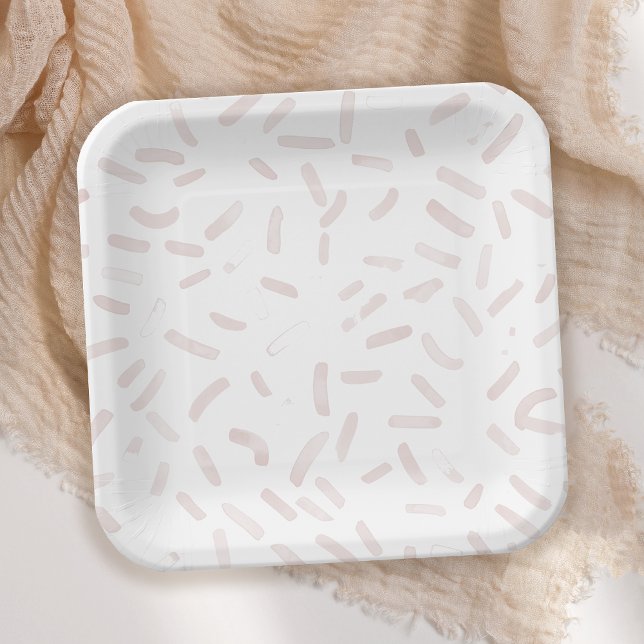 She's Been Scooped Up Strawberry Bridal Shower Paper Plate (Creator Uploaded)