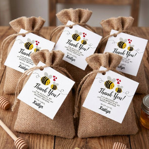 She's Found Her Honey Modern Bee Bridal Shower Favour Tags