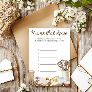 She's Found her Recipe for Love Name that Spice Invitation