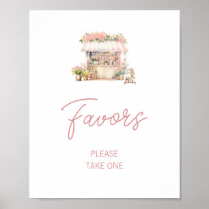 She's Fresh Off the Market Bridal Shower Favours Poster