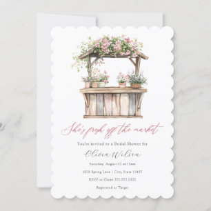 She's Fresh off the Market Bridal Shower Invitation