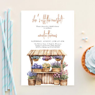She's Fresh off the Market Bridal Shower Invitation