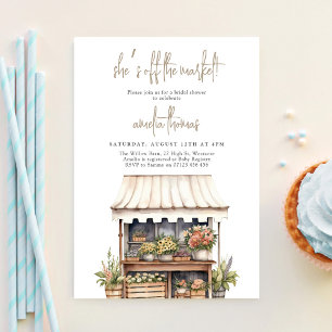 She's Fresh off the Market Bridal Shower Invitation