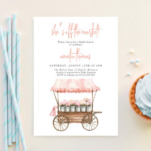 She's Fresh off the Market Bridal Shower Invitation