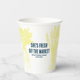 She's Fresh Off the Market Bridal Shower Paper Cups