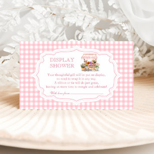 She's Fresh Off the Market Display Shower  Enclosure Card