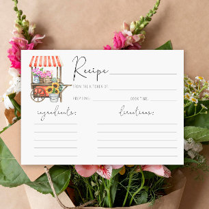 She's fresh off the market - Recipe card