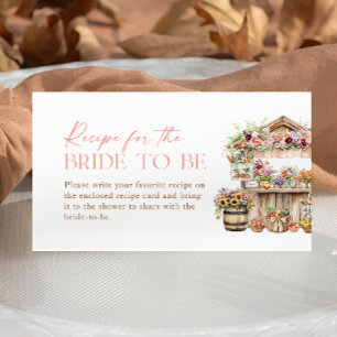 She's Fresh Off the Market Recipe for the Bride Enclosure Card