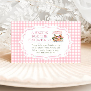 She's Fresh Off the Market Recipe for the Bride Enclosure Card