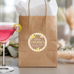 She's FRESHLY Twenty-One Lemons 21st Birthday Classic Round Sticker