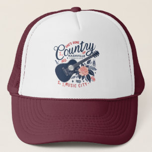 She's Gone Country Nashville Tennessee Trucker Hat