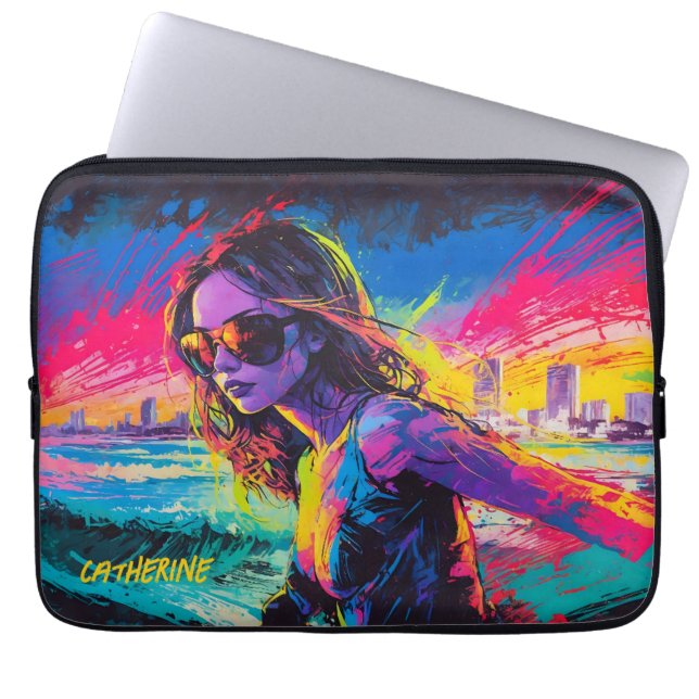 She's gone laptop sleeve (Front)