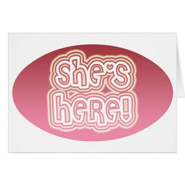 She's Here (Front Horizontal)