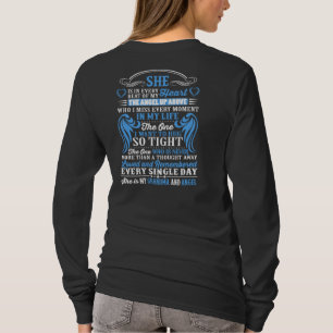 She's in every beat of my heart my GRANDMA angel T-Shirt
